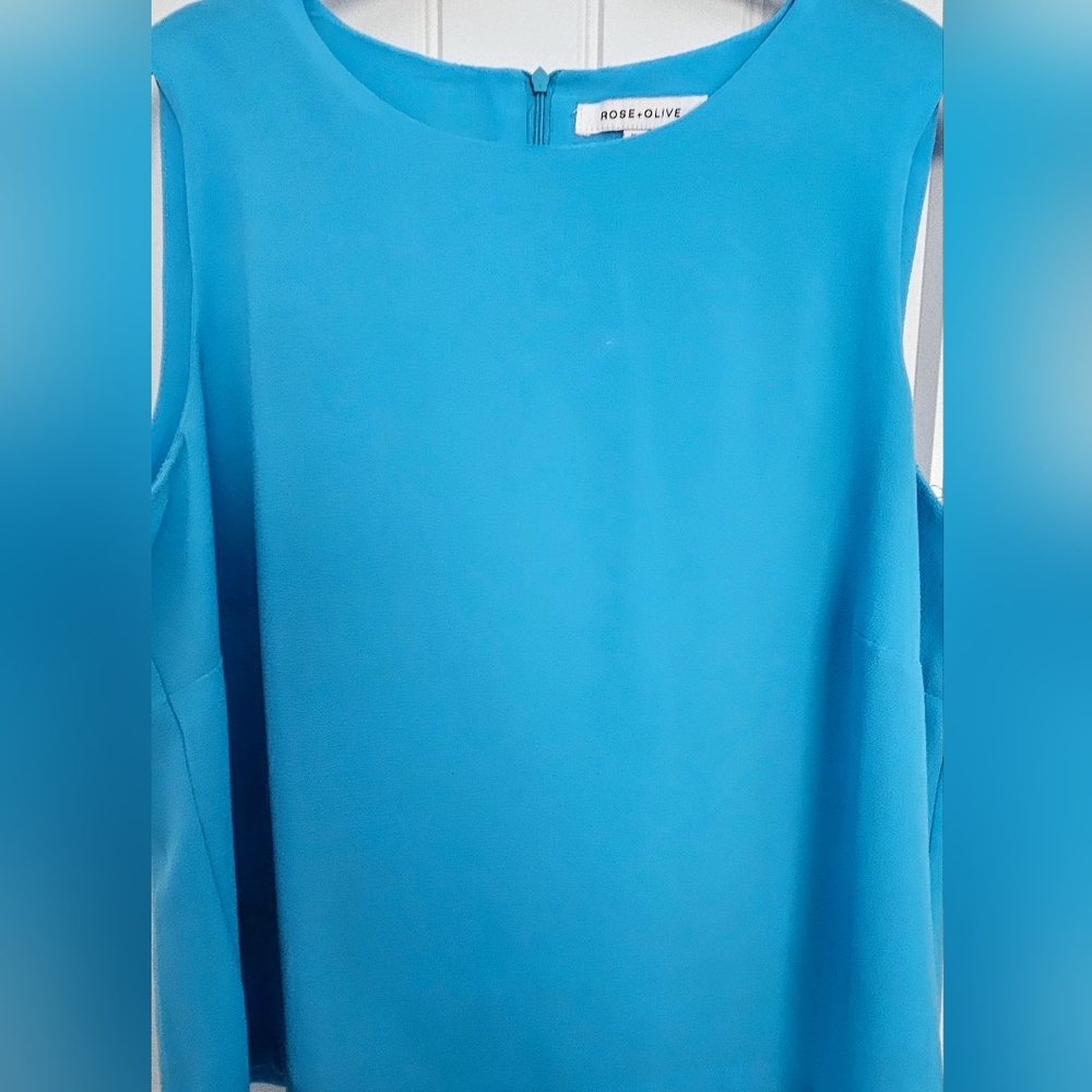 Sleeveless Bright Blue Shell size XL